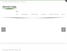 Tablet Screenshot of glenviewlodge.com